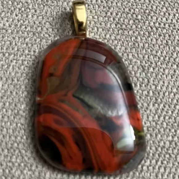 Murano Inspired Glass Pendants (lot of 4) Multicolored, Beautiful Condition - Picture 6 of 6